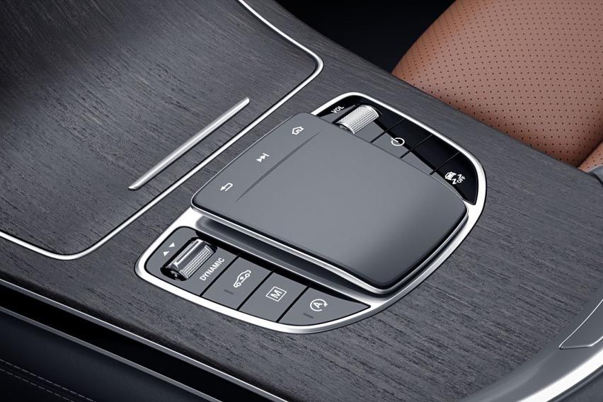 All-new Mercedes-Benz GLC 300e Coupe touchpad