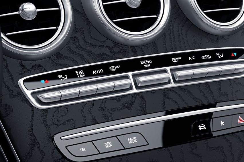 All-new Mercedes-Benz GLC 300e Coupe climate control system