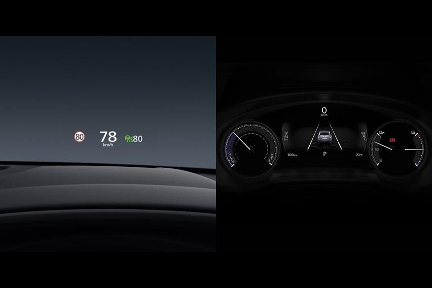 Mazda MX-30 instrument panel & head-up display