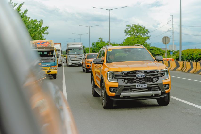 Ford Ranger on the Road Front