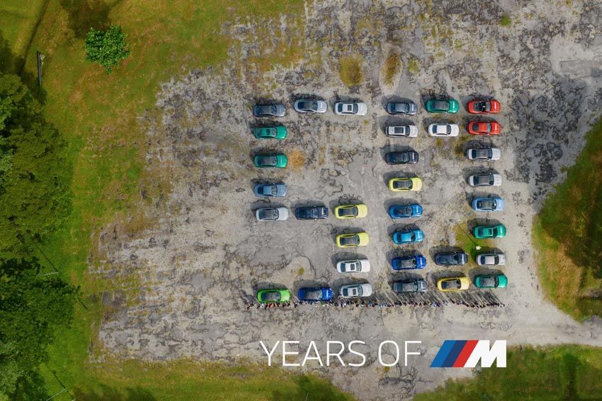 BMW M cars unique formation