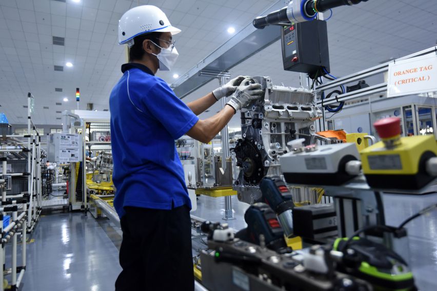 Proton's new engine assembly line 