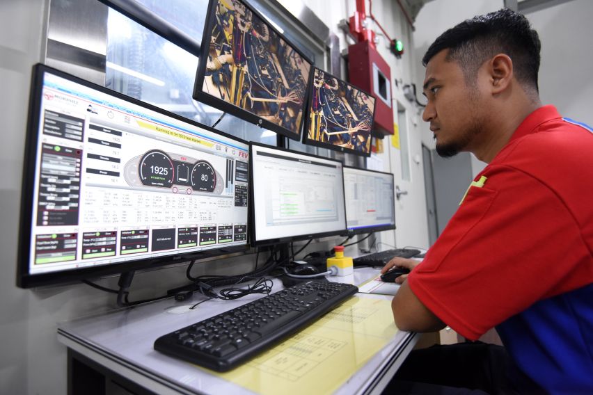 Proton's new engine assembly line 