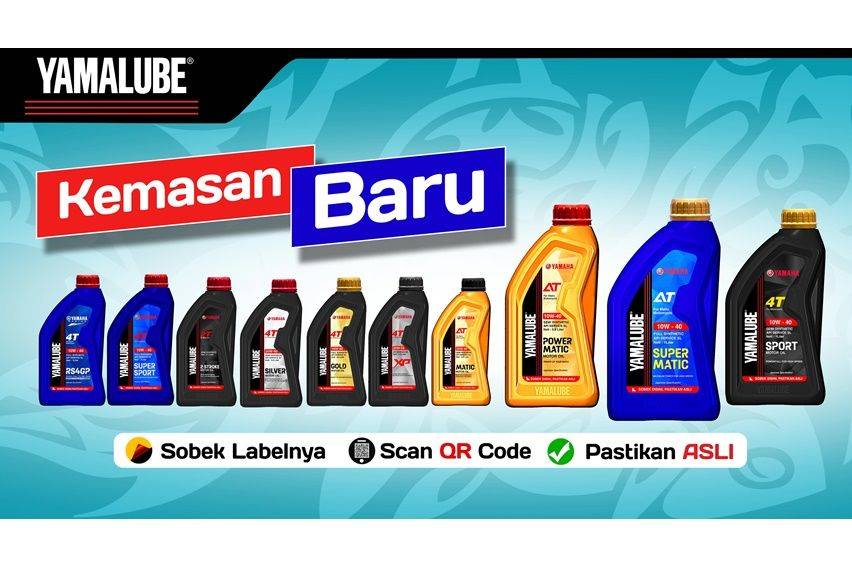 Yamaha Luncurkan Oli Yamalube Dengan Desain Botol Baru Yang Susah Ditiru