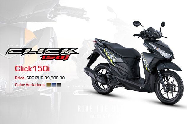 Refreshed Honda Click 150i launched in the Philippines