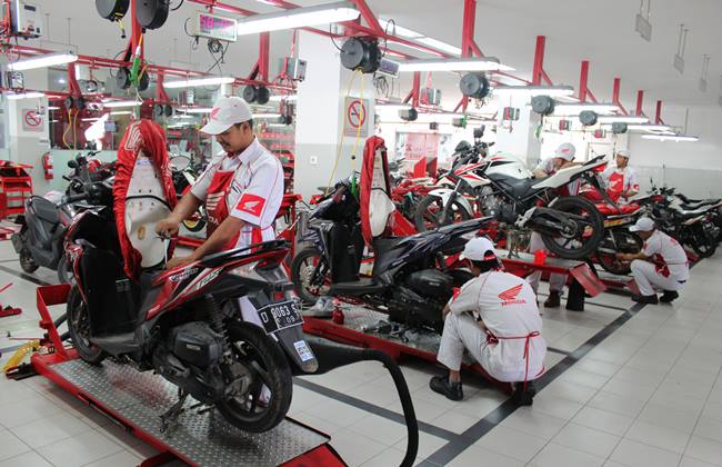 Motor Honda di Jawa Barat Banyak yang Masuk Bengkel