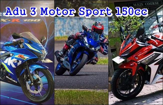 Adu Canggih Fitur Yamaha All New R15 vs Honda All New CBR150R vs Suzuki GSX-R150