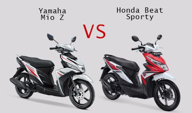 Komparasi Yamaha Mio Z vs Honda Beat, Pilih Mana?