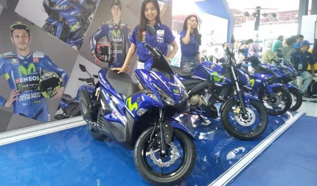 Yamaha Luncurkan 5 Varian Baru Livery MotoGP di Jakarta Fair