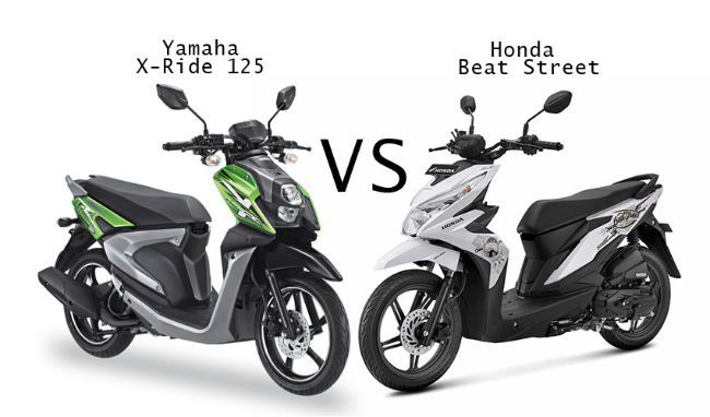 Membandingkan Yamaha X-Ride 125 vs Honda Beat Street, Siapa Terbaik?
