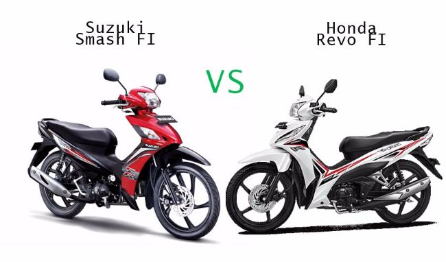 Rivalitas Motor Bebek: Suzuki Smash FI vs Honda Revo FI