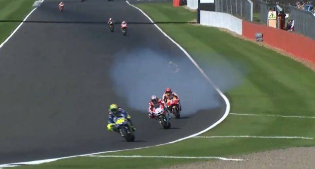 MotoGP : Mesin Marquez Jebol, Honda Terpuruk di Inggris, Tersingkir dari Puncak Juara