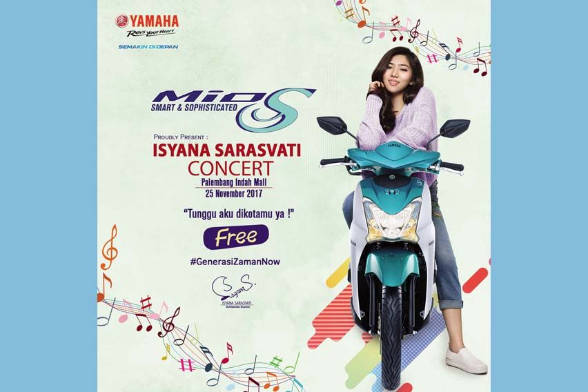 Konser Kolaborasi Isyana Sarasvati dan Yamaha Mio S