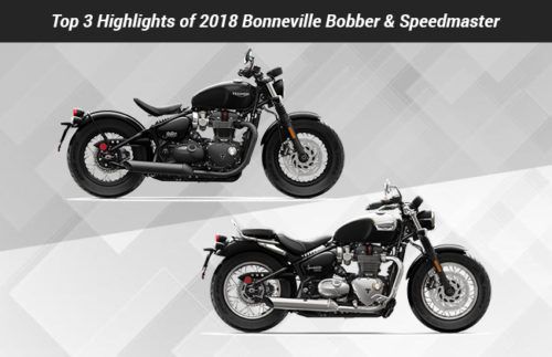 Top 3 highlights of 2018 Bonneville Bobber Black &amp; Speedmaster