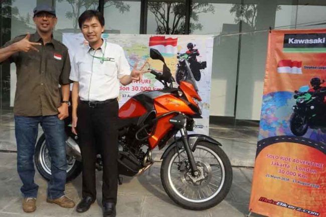 Kawasaki Versys-X250 Tempuh Rute Jakarta - London Kawasaki Versys-X250 Tempuh Rute Jakarta - London