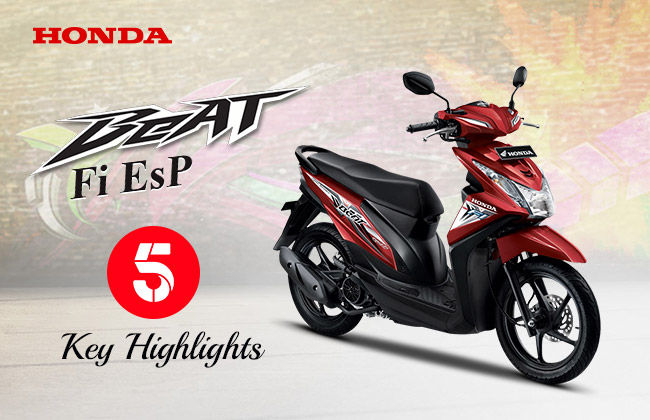 Honda BeAT-FI eSP:  5 Key Highlights