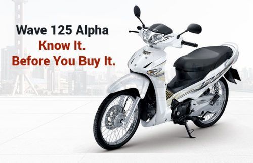 Honda Wave 125 Alpha - All you need to know