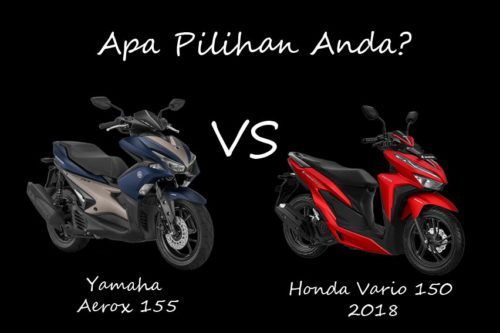 Skutik 150 cc, Pilih Yamaha Aerox atau Honda Vario Baru?
