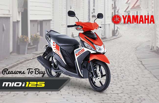 Yamaha Mio i 125: 3 Reasons to buy
