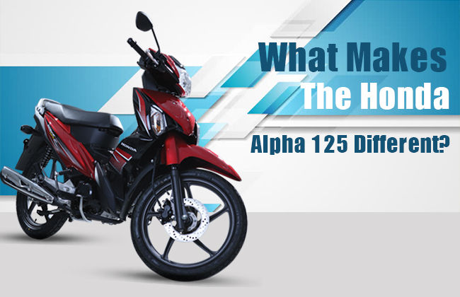 What makes Honda Wave 125 Alpha  different in the segment?