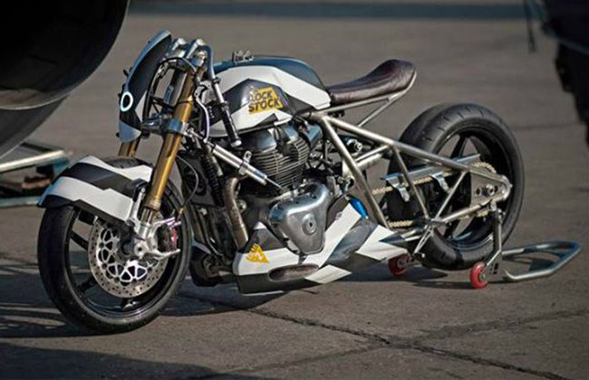 Royal Enfield unveils one-off LockStock Dragster