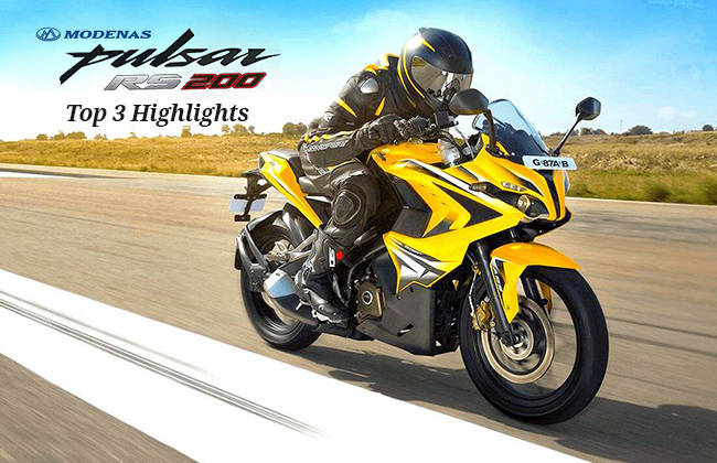 Modenas Pulsar RS200 - Top 3 Highlights