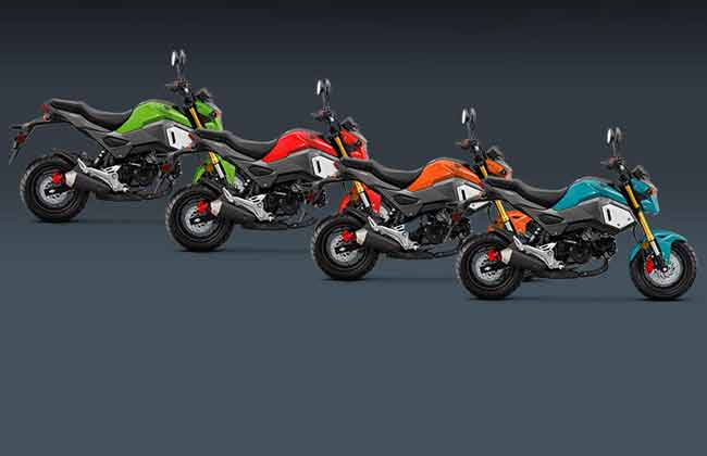 Honda MSX 125 SF is now available in new colors