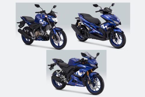 Yamaha Vixion, R15 dan Aerox Pakai Livery MotoGP Terbaru!