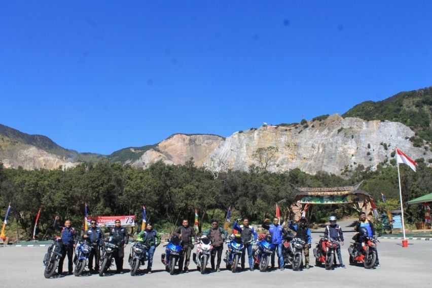 Touring Merdeka Komunitas Suzuki Pulogadung, Nex II Ikut Naik Gunung