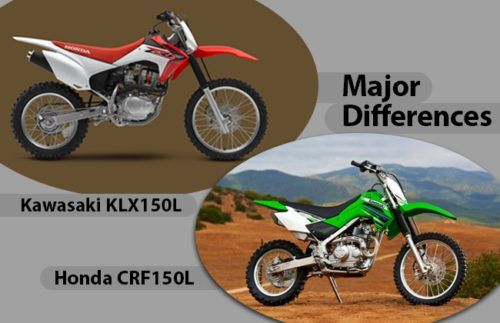 Kawasaki KLX 150L vs Honda CRF 150L - Major diffrence 