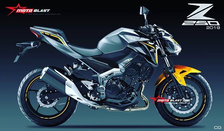 Sinyal Kelahiran Kawasaki Z250 Terbaru, Versi Telanjang Ninja 250!