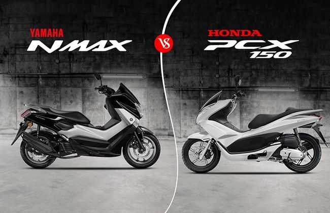 Yamaha NMAX vs Honda PCX 150