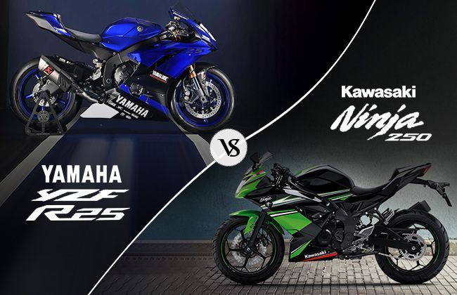 Yamaha YZF-R25 vs Kawasaki Ninja 250: A battle of two titans