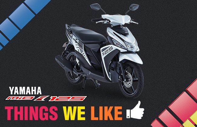 Yamaha Mio i 125: Things we like