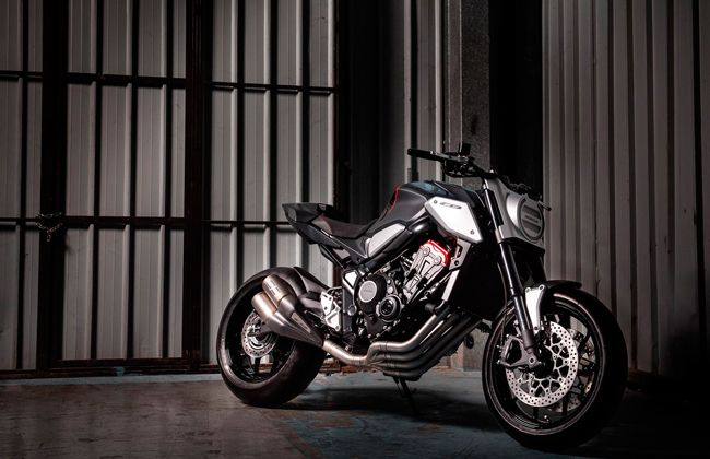 Honda showcases Sports Café concept, the CB650R Neo in Paris