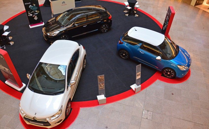Citroen Road Show at Mid Valley Megamall: DS series at display 