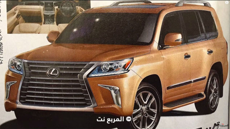 A Spindle Grilled 2016 Lexus LX 570, Leaked Photo