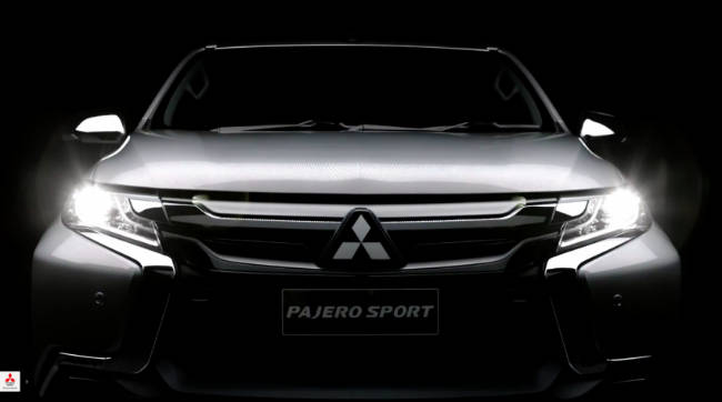 2016 Mitsubishi Pajero Sport- Teaser Video Released