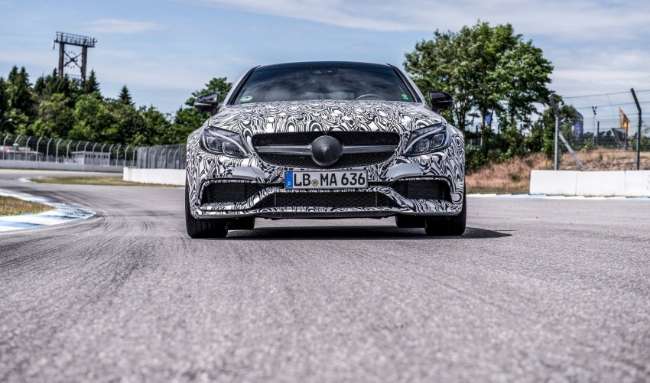 Teaser Images of Mercedes-Benz AMG C 63 Coupe Out Once Again