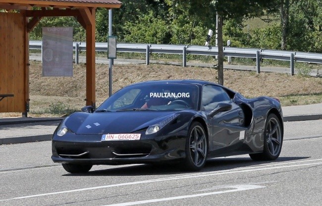 Much rumored 2019 Ferrari Dino; first look spied