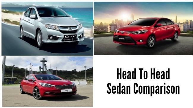 So sánh: Honda City, Toyota Vios và Kia K3