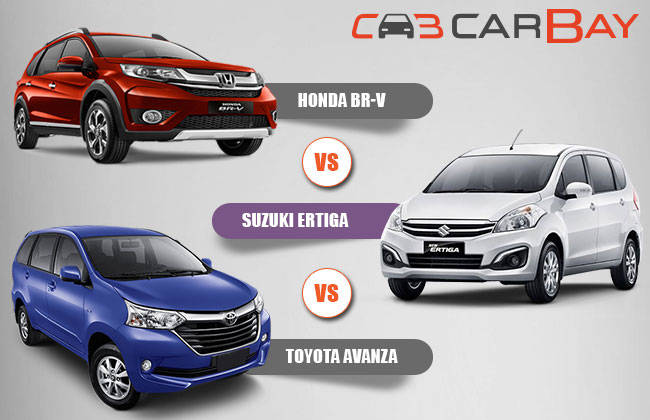 Honda BR-V vs Suzuki Ertiga vs Toyota Avanza – Perbandingan Antara Mobil Berani Tujuh Kursi