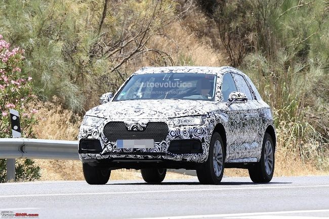 New 2017 Audi Q5 with Dynamic Body- Spied