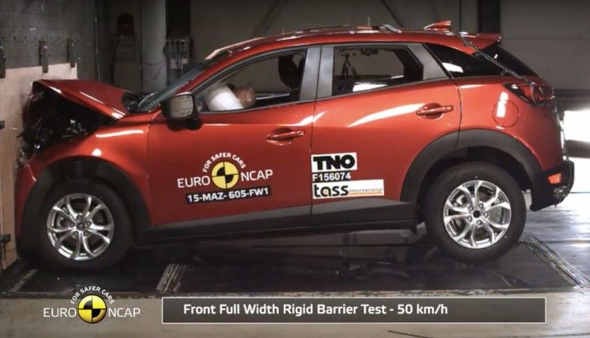 Mazda CX-3 Crash Test: Scores a four star rating from Euro NCAP