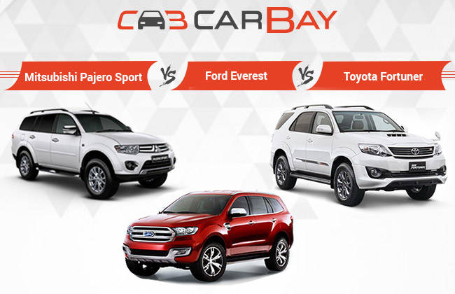 Mitsubishi Pajero Sport vs Ford Everest vs Toyota Fortuner – Ikhtisar Perbandingan 