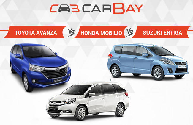 Toyota Avanza 2015 vs Honda Mobilio vs Suzuki Ertiga- Seven Seat Survival