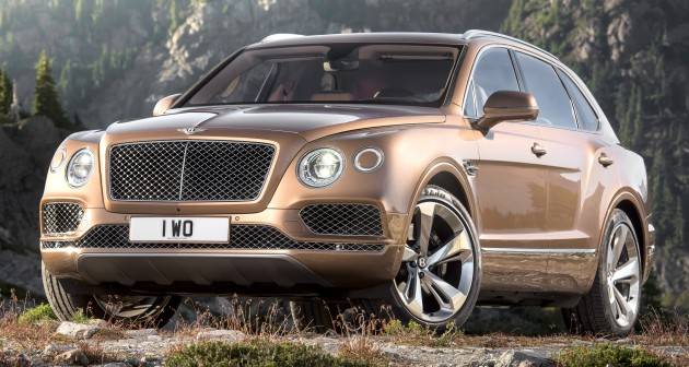 2016 Bentley Bentayga Revealed Ahead of Frankfurt Debut