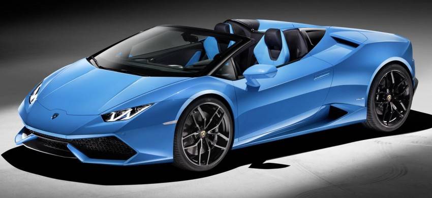 2017 Lamborghini Huracan LP610-4 Spyder revealed at 2015 Frankfurt Motor Show