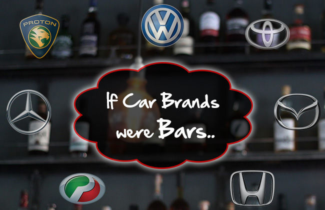 What if Car Brands were Bars....