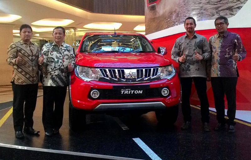 Mitsubishi Triton terbaru diperlihatkan pada pameran spesial di Bandung